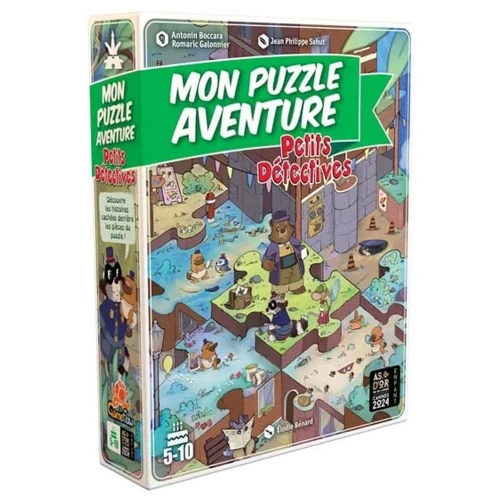 MON PUZZLE AVENTURE PETITS DETECTIVES